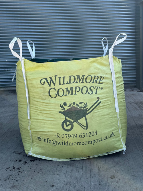 Wildmore Compost bulk bag for soil improver, ideal for enhancing garden soil quality